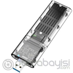 Resim ALLY M2 Sata USB 3.0 Harddisk Kutusu 2230-2242-2260-2280MM kart adaptörü 