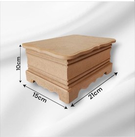 Resim Ahşap-boyanabilir-çok Amaçlı Ayaklı Kutu 
