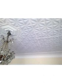 Resim Polsis PT01 Strafor Dekoratif Tavan Kaplama Paneli 8'li 