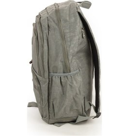 Resim İmaks 571 Krinkıl / Klinkır Su Geçirmez Hafif Çok Gözlü Spor, Seyahat, Okul, Laptop Sırt Çantası Gri 1g Gri 
