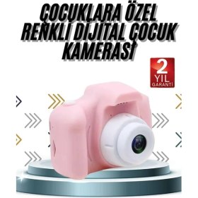 Resim Çocuklara Fotoğraf Video Çeken Fotoğraf Makinesi 