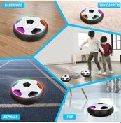 Resim Elektrikli Yüzen Futbol Topu Çocuklar Için Hovering Futbol Oyuncak Yanıp Sönen Light With Music Light With Music Çok Renkli 