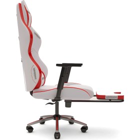 Resim Warrior Aragorn Blanc Deri Oyuncu Koltuğu - Kırmızı - Ayak Uzatmalı Bilgisayar Sandalyesi 1698B0511 