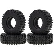 Resim Ranyeek 1/10 Rc Araba Lastikleri, 4 Adet Kauçuk Kayışlı Tekerlek, 113x39x46mm, Scx10 90046 Iıı Axı03007 Cc01 D90 D110 Uyumlu 