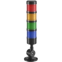 Resim Siron D014-4B 24V Dc Buzzer 4 Renk Ikaz Lambası 