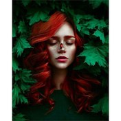 Resim Pastelya Sayılarla Boyama Seti Rulo Çerçevesiz Yaprak Güzeli Kendin Yap Hobi