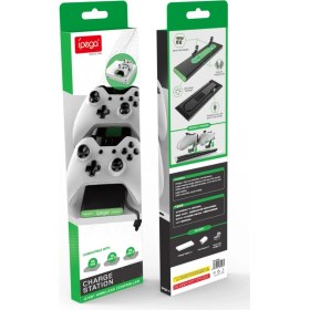 Resim EC Shop Ipega Xboxone/x/s Uyumlu Göstergeli Gamepad Için Şarj Cihazları Çift Kol Xbox Kablosuz Şarj Cihazı 