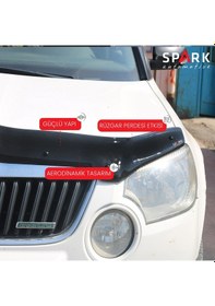 Resim Skoda Yeti 2009-2013 Yılları Arası Uyumlu Ön Kaput Rüzgarlık 4mm Siyah 