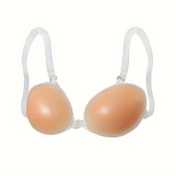 Resim 1 çift silikon görünmez askısız sütyen, kendinden yapışkanlı sırtı açık push-up kapak, Kadın iç çamaşırı ve lingerie aksesuarları 