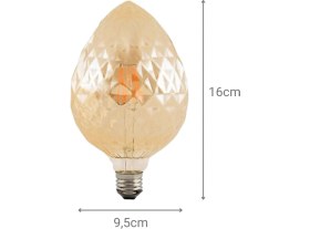Resim Pashaled Ack AB55-00420 4W Rustik LED Ampul 2200K 