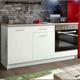 Resim T Designo Tdesigno Mera Mutfak Çekmeceli Alt Modül 180 cm Beyaz Tezgah Dahil 