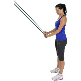 Resim Yoga & Pilates Egzersiz Bandı Yeşil Renk 1.5 Metre 