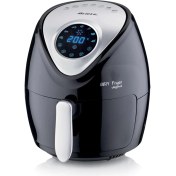 Resim 3,5l Dijital Sıcak Hava Fritözü, 60DK Zamanlayıcı, LCD Ekran, Çok Renkli Tasarım 