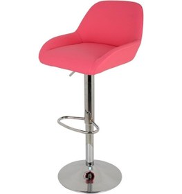 Resim Bürocci Texas Bar Taburesi - Pembe Deri - 9506S0120 Çok Renkli 