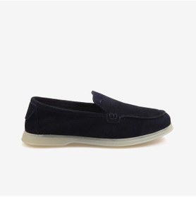 Resim Rouge Kadın Loafer 0172 Mavi Süet 