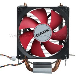 Resim Dark Freezer X90, 92mm 4pin PWM Fanlı, 2x Isı Borusu, Direkt Kontak Intel / AMD Uyumlu İşlemci Soğutucu (DKCCX90) 