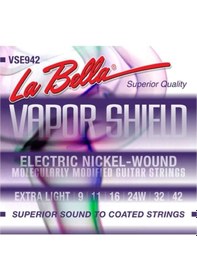 Resim Elektro Gitar Aksesuar Tel Labella Vapor Shield Vse942 
