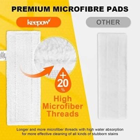 Resim Keepow Sc 2, Sc 3, Sc 4, Sc 5 Zemin Başlığı ile Uyumlu 5 Mikrofiber Bez Seti 