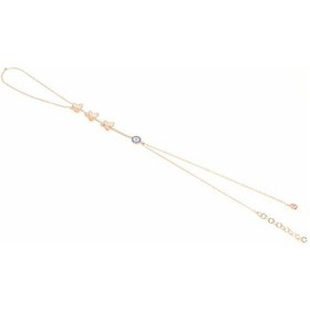 Resim 925 Ayar Rose Gümüş Nazar Boncuklu 3 Parça Kelebek Modeli Şahmera 