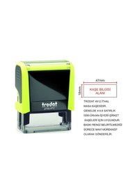 Resim Trodat 4912 - İsim-ünvan-firma-şirket-doktor Kaşesi Siyah N11.21821 