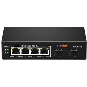Resim FREELİNE Freelınk (FRL-4P2S) 4 Port Poe 10/100/1000 2xsfp 65w Switch 