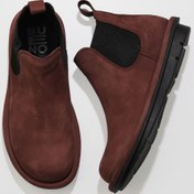 Resim Bueno Shoes Bordo Koyu Nubuk Kadın Düz Bot 01wv7500 