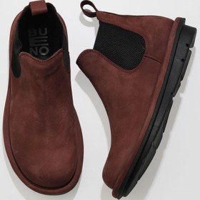 Resim Bueno Shoes Bordo Koyu Nubuk Kadın Düz Bot 01wv7500 
