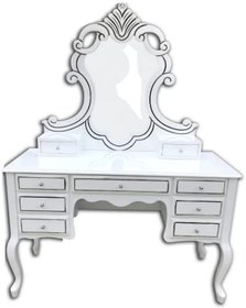 Resim Makyaj Masa 17932 Dresuar Kayın Aslan Ayak 9Çekm Aslan Baş Oyma Nakış Ayna Elyapı 