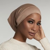 Resim Kadınlar İçin Kaymaz Elastik Bandana - Nefes Alabilen Polyester Başörtüsü, Düğmeli Kapatma, Düz Renkli İç Hicab Kap, Ramazan ve Dini Etkinlikler için, Elde Yıkanabilir, Hicab Aksesuarları, Sade Moda, Zarif Tasarım, Pürüzsüz Dokulu, Dayanıklı Kumaş 