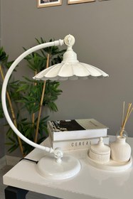 Resim Bamyum Risso Beyaz Kuğu Gövde Masa Lambası Dekoratif Abajur Çocuk Odası Başucu Lambası Okuma Lambası 