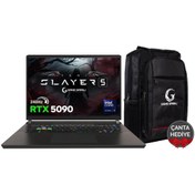 Resim Game Garaj Slayer5 9xl-5090 C3 Intel Ultra 9 275hx 64gb Ram 2tb Ssd Rtx5090 17" Qhd Ips 240hz Freed 