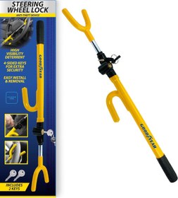 Resim Goodyear Direksiyon Kilidi Ayarlanabilir, Hırsızlığa Karşı Yüksek Güvenlikli Çelik Kilit 