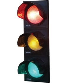 Resim 300 mm Power Ledli Oto Sinyal Verici, Trafik Lambası-574 - 12 VDC 