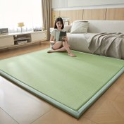 Resim Yazlık Yatak - Açık Hava Kamp Tatami Matı, Nefes Alabilen ve Serin Kumaş, Katlanabilir, Oturma Odası, Yatak Odası veya Kamp Kullanımı İçin, 1.2 cm/0.47 inç Kalınlık 