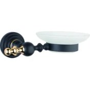 Resim Saray Banyo Artemis Siyah Gold Sabunluk 