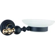 Resim Saray Banyo Artemis Siyah Gold Sabunluk 