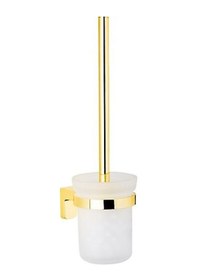 Resim Tema Premium Klozet Fırçası Altın 