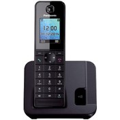 Resim PANASONIC KX-TGH210 DECT TELSİZ TELEFON SİYAH 