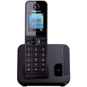 Resim PANASONIC KX-TGH210 DECT TELSİZ TELEFON SİYAH 