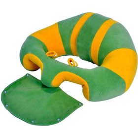 Resim Bebek Destek Oturma Minderi Bebeyatmaz - Yeşil Sarı 