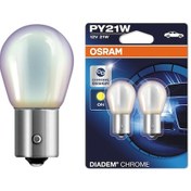 Resim Duolight Osram Diadem Chrome 12V Py21W Sinyal Ampulü 