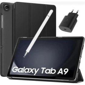 Resim Samsung Galaxy Tab A9 4 GB Ram 64 GB Grafit Tablet + Kılıf + Kalem + Adaptör (Türkiye Garantili) 