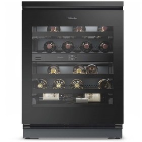 Resim Miele KWTUS 7074 F Tezgah Altı Şarap Dolabı Obsidian Siyahı 