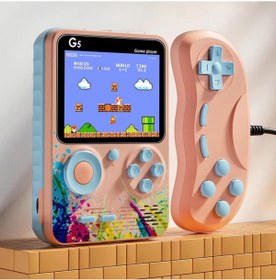 Resim qasul G5 Retro 3 İnç Elde Taşınabilir Oyun Konsolu Tv Bağlanabilir Dahili 500 Klasik Oyun Desteği 