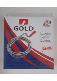 Resim Gold Lavabo Ve Gider Boruları Açama Sustası - Kanal Açma 3 Metre 