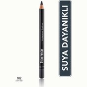Resim Flormar Suya Dayanıklı ve Yoğun Pigmentli Mat Göz Kalemi 102 Smoky Grey 