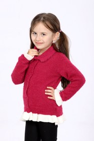 Resim Cloudy Kids Kız Çocuk Regular Fit Gömlek Yaka Düğmeli Hırka 