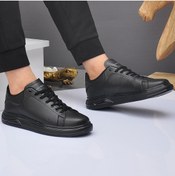 Resim MC Jamper ERKEK DÜZ SİYAH ŞEFFAF TABAN SPOR AYAKKABI 