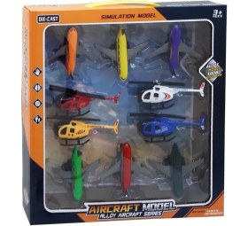 Resim Motto Ticaret D003-4W Metal Uçak Helikopter-Smt 