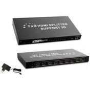 Resim 8 Port Hdmı Splitter Full Hd Hdcp Özellikli 